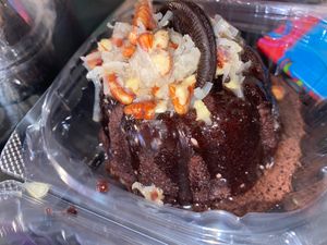 Gluten free German chocolate  at Planet Vegan in Houston