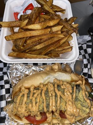   at Planet Vegan in Houston