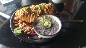 Chimichanga 👌 at Casa Del Vegano in Dallas