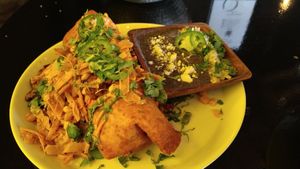 Black beans and rice at Casa Del Vegano in Dallas