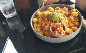 Tater tots at Casa Del Vegano in Dallas