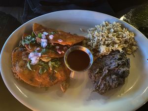 Birria Tacos   at Casa Del Vegano in Dallas