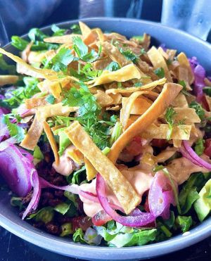 Chef salad   at Casa Del Vegano in Dallas