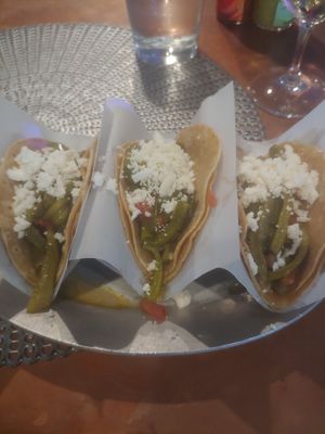 Cool tacos at Casa Del Vegano in Dallas