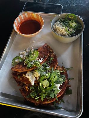 Birria Tacos at Casa Del Vegano in Dallas