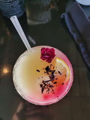 Hibiscus margarita at Casa Del Vegano in Dallas