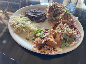 Crispy Thai tacos   at Casa Del Vegano in Dallas