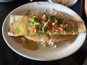 El Guapo “Beef” Burrito at Casa Del Vegano in Dallas