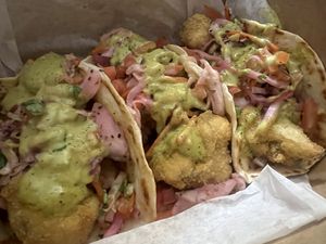 California Cauliflower Tacos  at Casa Del Vegano in Dallas