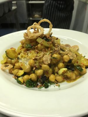 Spicy Vegan Rendang Curry at Global Cafe Kitchen in Reading