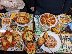 Vegan dishes at Olive Grove Bistro in Worksop