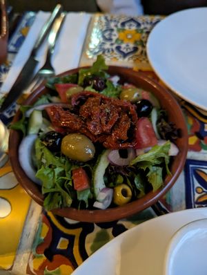 Antipasti salad at Olive Grove Bistro in Worksop