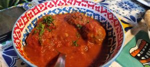 Meatballs at Olive Grove Bistro in Worksop