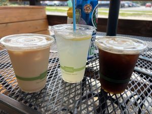 Oat chai, lemonade, nitro cold brew  at Brewbakers Cafe in Keene