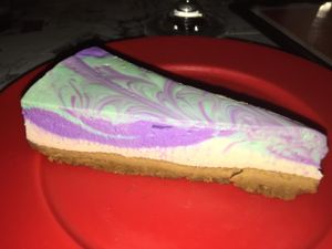 Vegan gluten-free cheesecake at Rock da Casbah in Saugerties