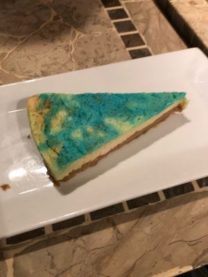 Vegan cheesecake  at Rock da Casbah in Saugerties