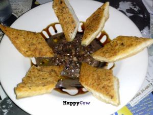 magic mushroom appetizer at Rock da Casbah in Saugerties