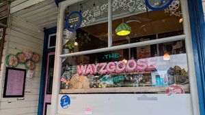 Entrance at The Wayzgoose Diner in Leura