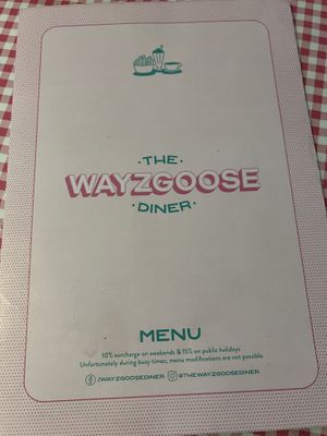   at The Wayzgoose Diner in Leura