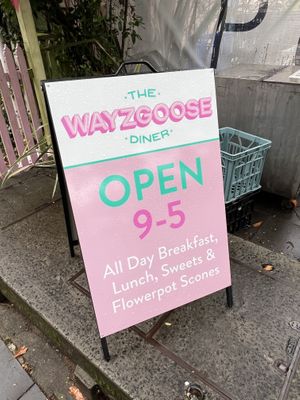   at The Wayzgoose Diner in Leura