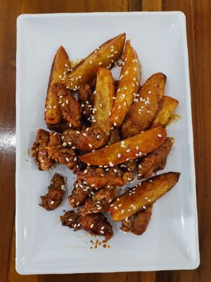 Ayam Potato Wijen Vegan at Cis Culinary Vegan in Denpasar