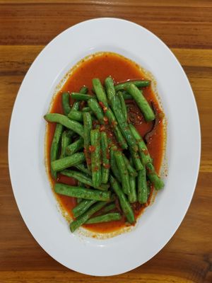 Buncis Terasi Vegan at Cis Culinary Vegan in Denpasar