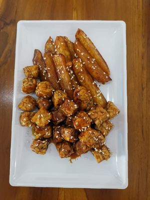 Tempe Potato Wijen Vegan at Cis Culinary Vegan in Denpasar