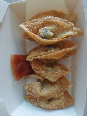 Pangsit Goreng Vegan at Cis Culinary Vegan in Denpasar