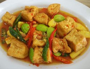 Tauco Tahu Vegan at Cis Culinary Vegan in Denpasar