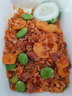 Nasi Goreng Pete Terasi Vegan at Cis Culinary Vegan in Denpasar