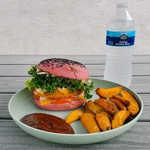 Cherry Bomb at Flower Burger in Los Angeles