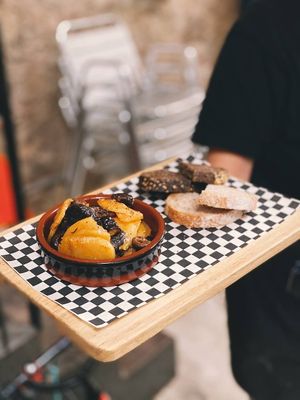Shiitake a feira at El Dinàmic de BCN in Barcelona