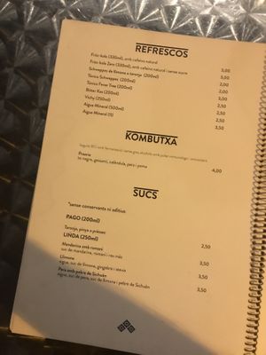 Menu 6 at El Dinàmic de BCN in Barcelona
