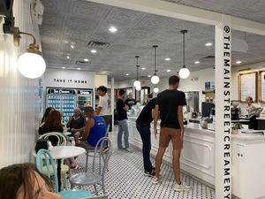   at Main Street Creamery in Sarasota