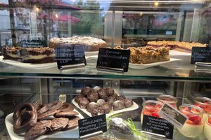 Some of the desserts are vegan  at Red in Heidelberg