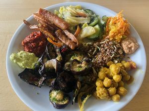 Plate of food  at Red in Heidelberg