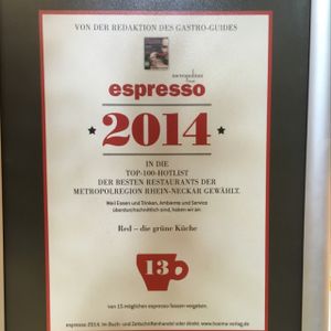 one of top 100 in town at Red in Heidelberg