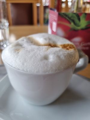 Sojacappuccino at Red in Heidelberg