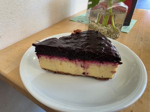 Heidelbeeren Cashew Cake at Red in Heidelberg