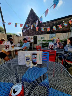 Beer Garden at The Waverley in Callander