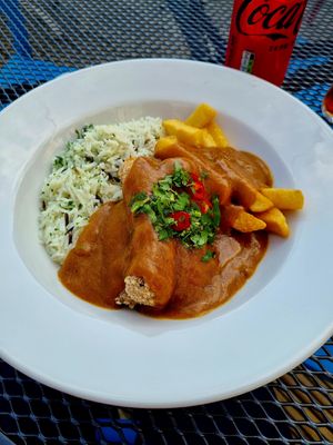Vegan Katsu Curry at The Waverley in Callander