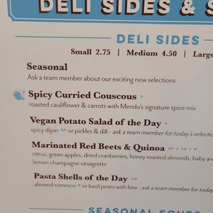 Sides at Mendocino Farms in Addison