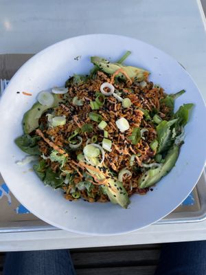 Watermelon poke salad! at Mendocino Farms in Addison