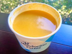 Thai curry squash soup   at Mendocino Farms in Addison