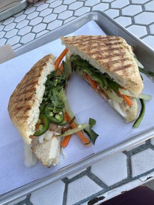 Bahn mi  at Mendocino Farms in Addison