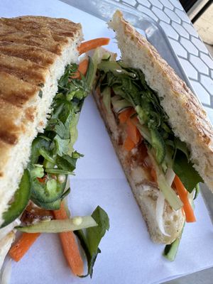 Bahn mi  at Mendocino Farms in Addison