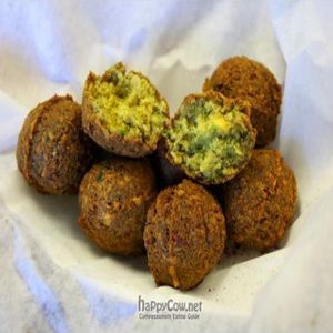 fiery falafels at hummus king at Hummus King in North Hollywood