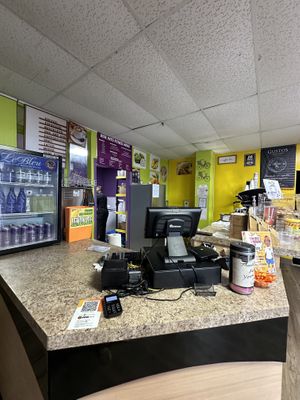 Counter   at Ride into Fitness Studio in St Croix