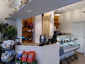 The serving area (Jan 2022) at Barleys in Hull