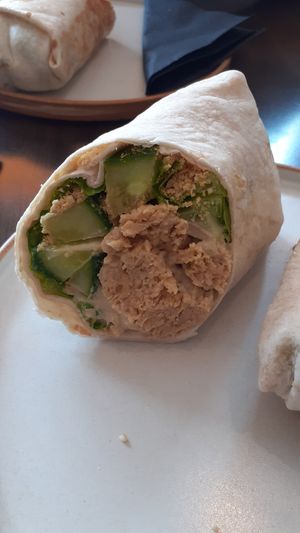 Caesar salad wrap at Barleys in Hull